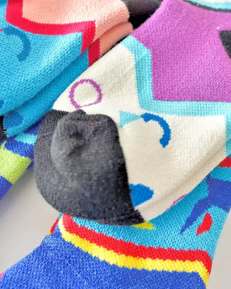 Winter Warm Long Tube High Kids Ski Socks - Image 9