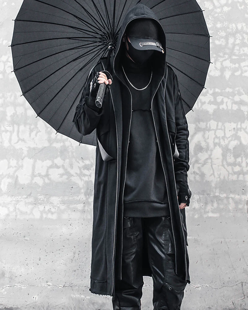 Wizard Gothic Double-layered Hooded Coat - Image 5