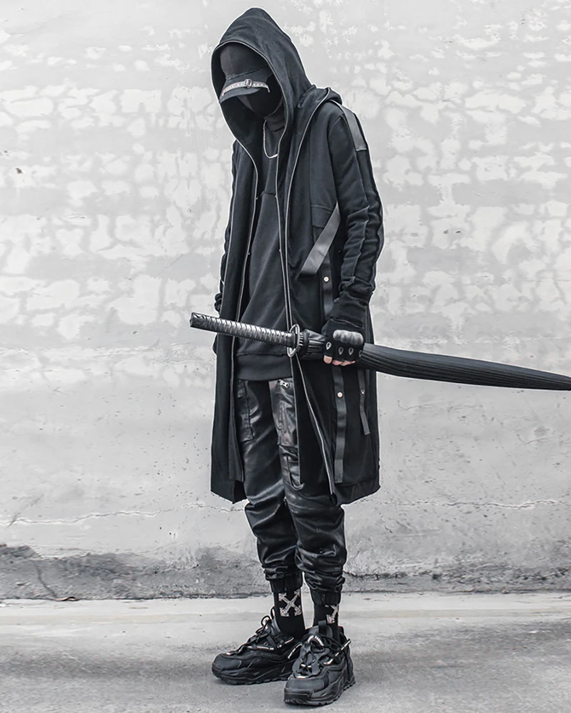 Wizard Gothic Double-layered Hooded Coat - Image 8
