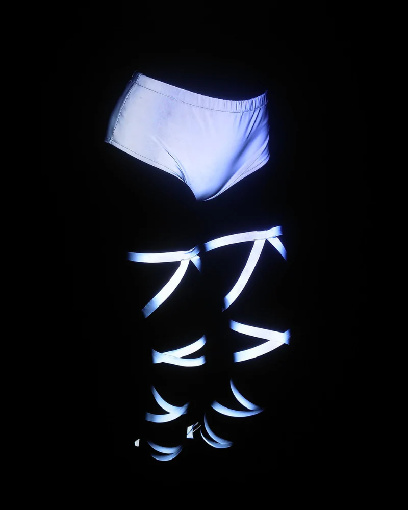 Women Rave Reflective Leg Wrap (Excluding Shorts) - Image 8