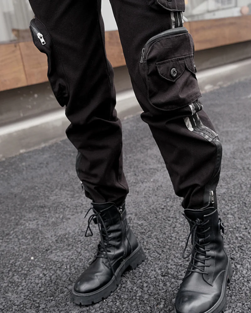 Women's Multi-Pocket Slim Fit Cargo Pants - Image 10