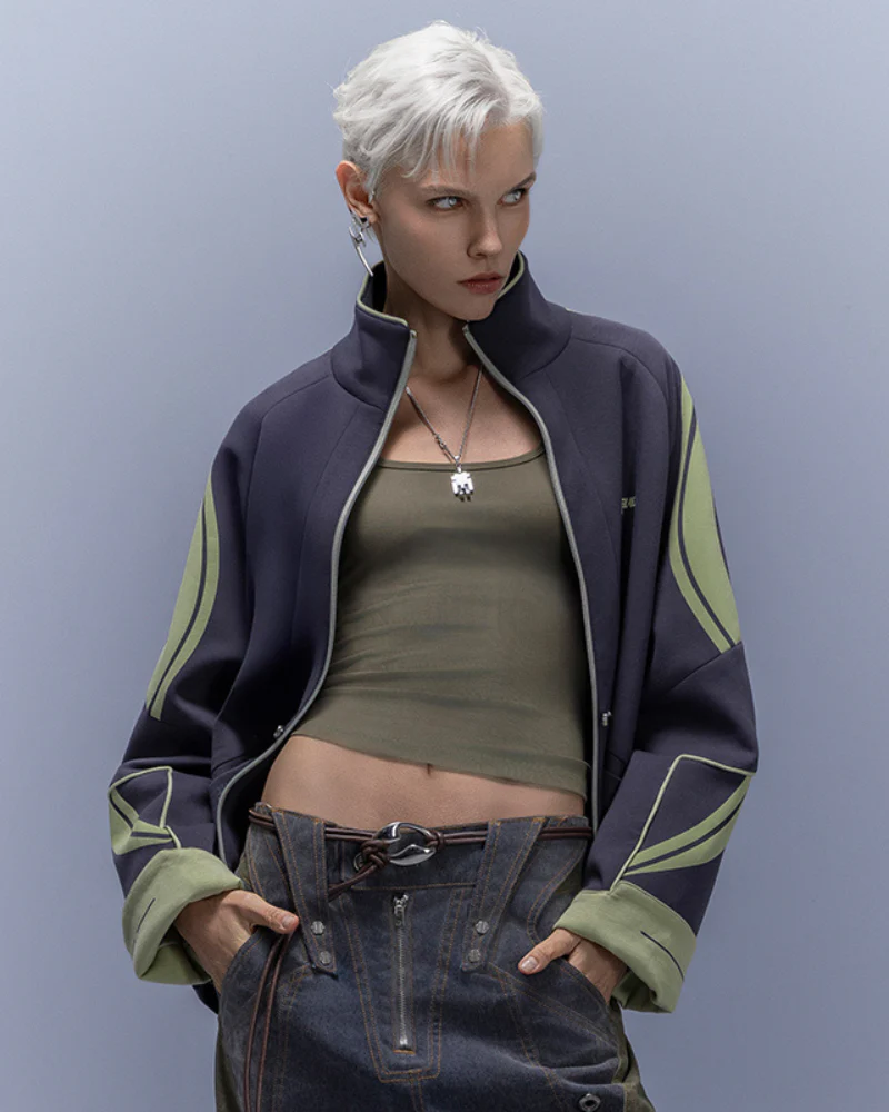 XIPHEVIL Anti-Wrinkle Cyberpunk High-Street Sport Jacket - Image 4