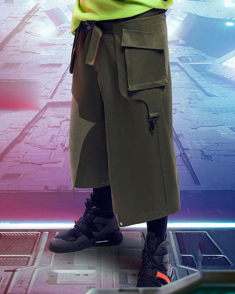 XIPHEVIL Cyberpunk Outfits City Judge Unisex Ninja Pants - Image 12