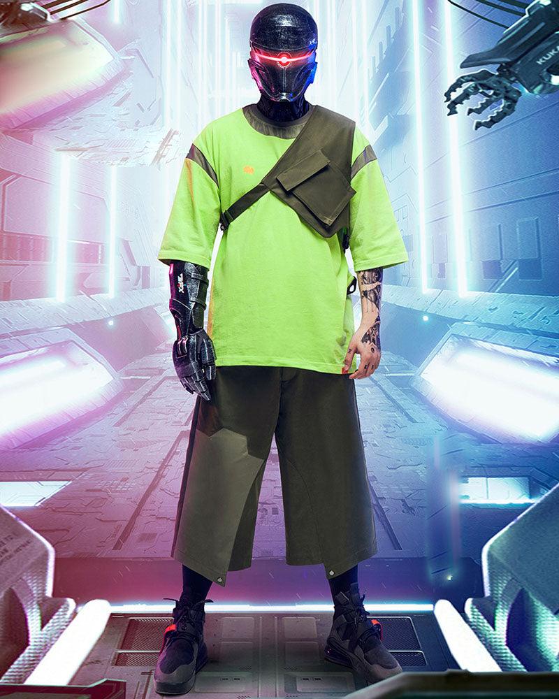 XIPHEVIL Cyberpunk Outfits City Judge Unisex Ninja Pants - Image 13