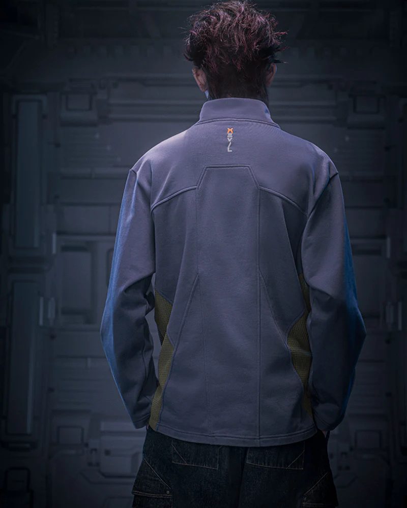 XIPHEVIL Cyberpunk Outfits Cotton Unisex Turtleneck Pullover Sweatshirt - Image 10