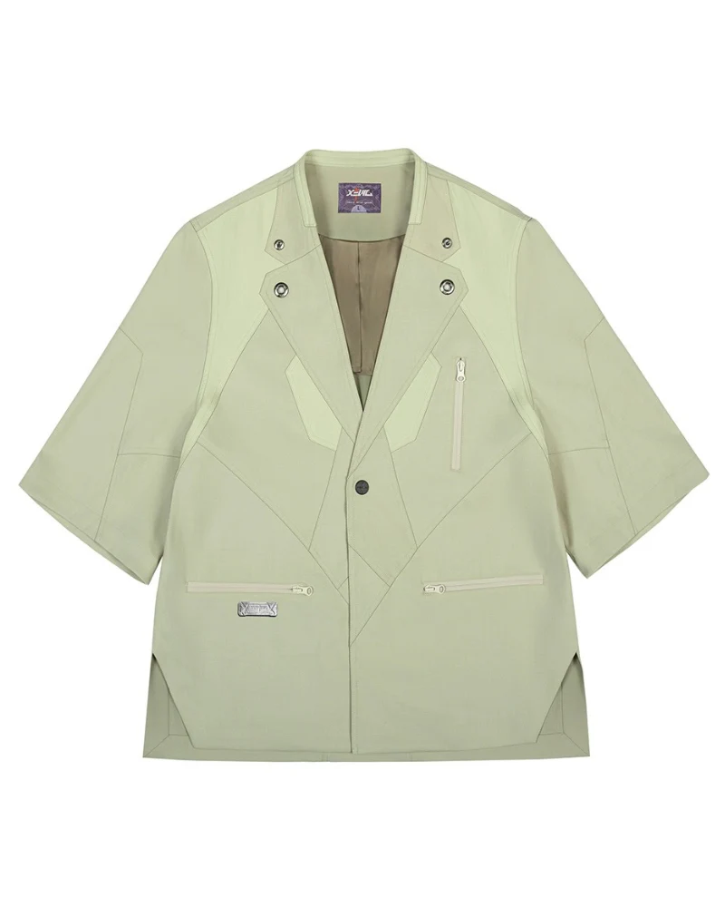 XIPHEVIL Cyberpunk Outfits Demiurge IV Short Sleeve Suit - Image 3