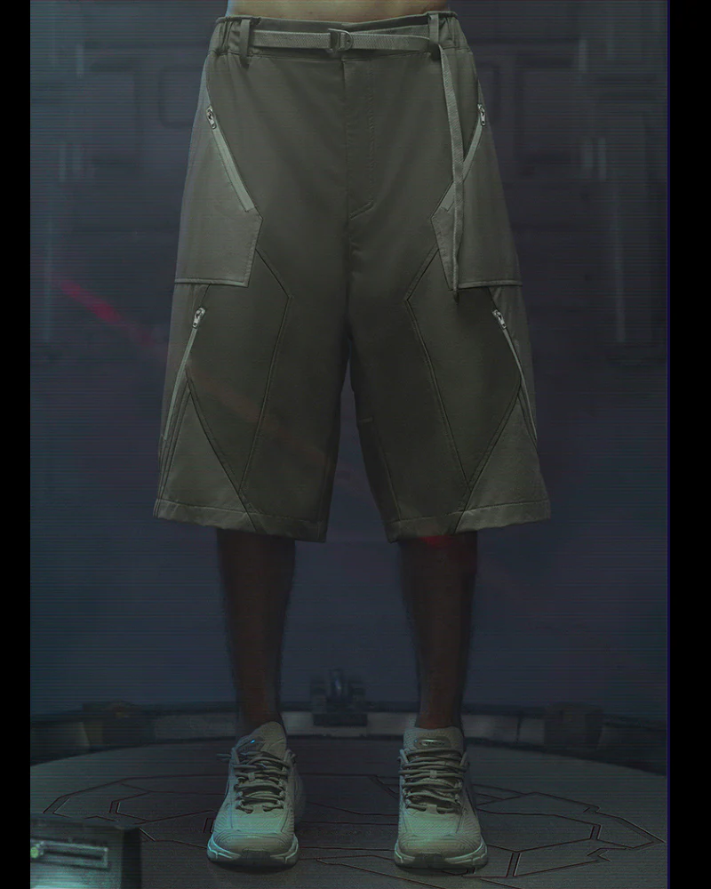 XIPHEVIL Cyberpunk Outfits Demiurge IV Suit Shorts - Image 4