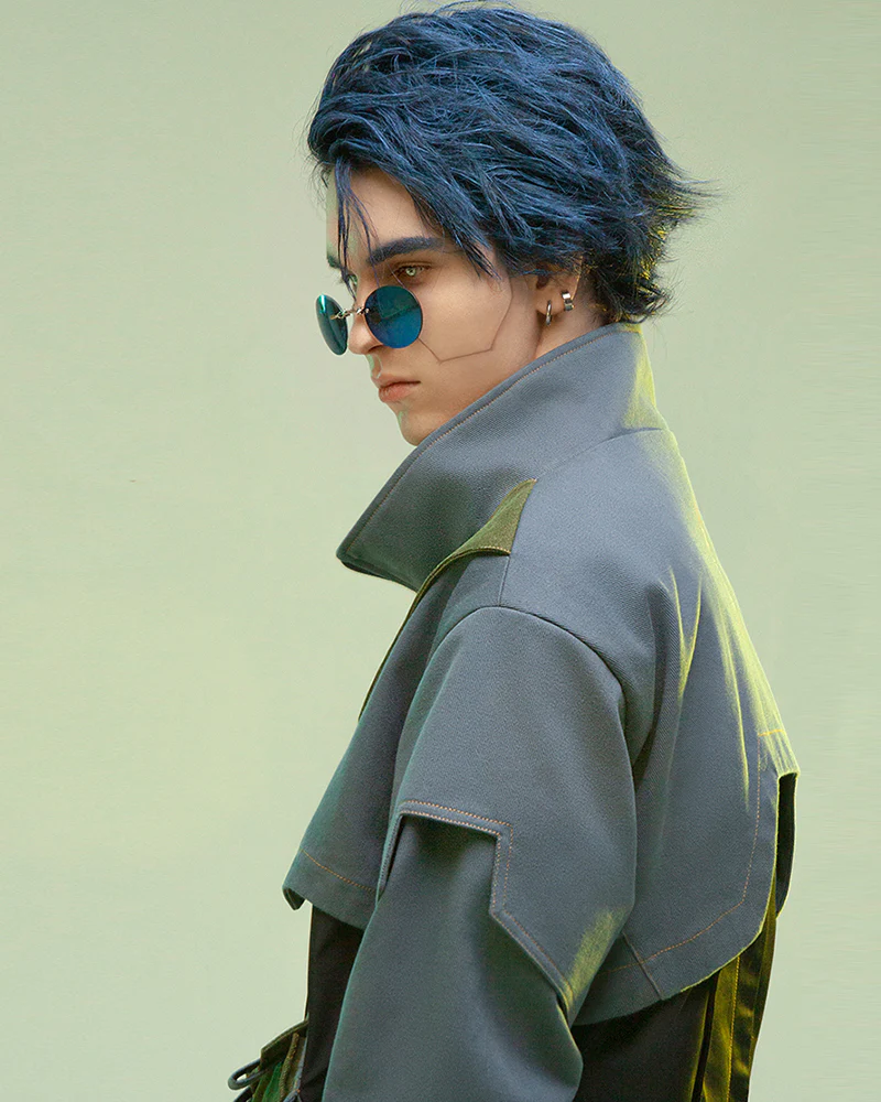 XIPHEVIL Cyberpunk Outfits Far-Off Vanguard Multi-Pocket Jacket - Image 5