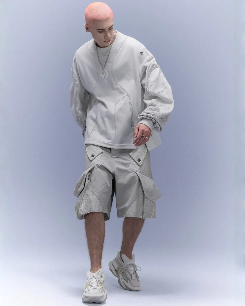 XIPHEVIL Cyberpunk Outfits High-Street Crewneck Sweatshirt - Image 11
