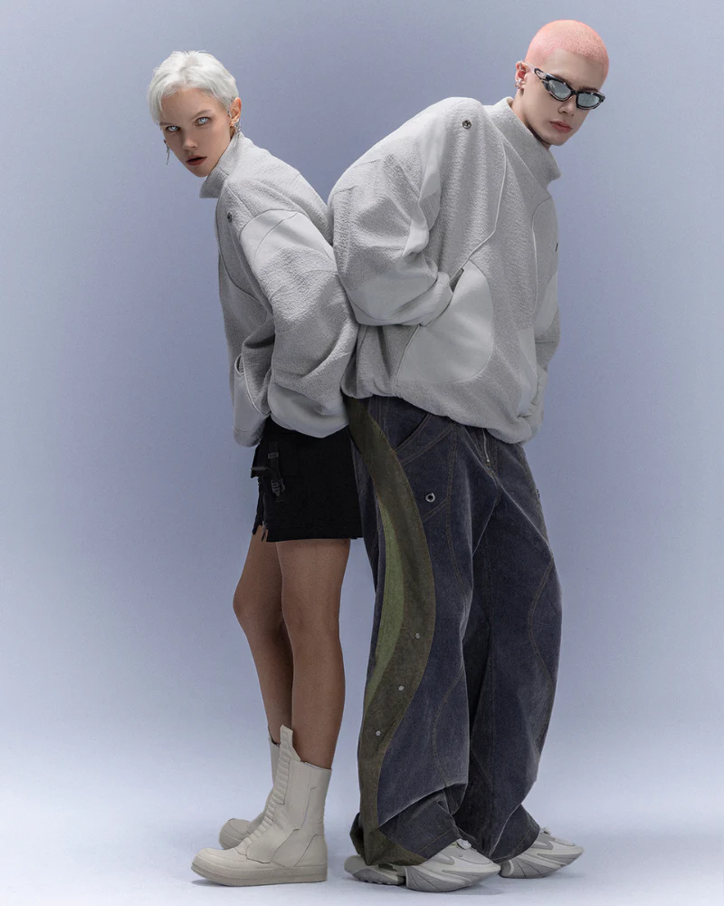 XIPHEVIL Cyberpunk Outfits High-Street Oversized Pullover Sweatshirt - Image 4