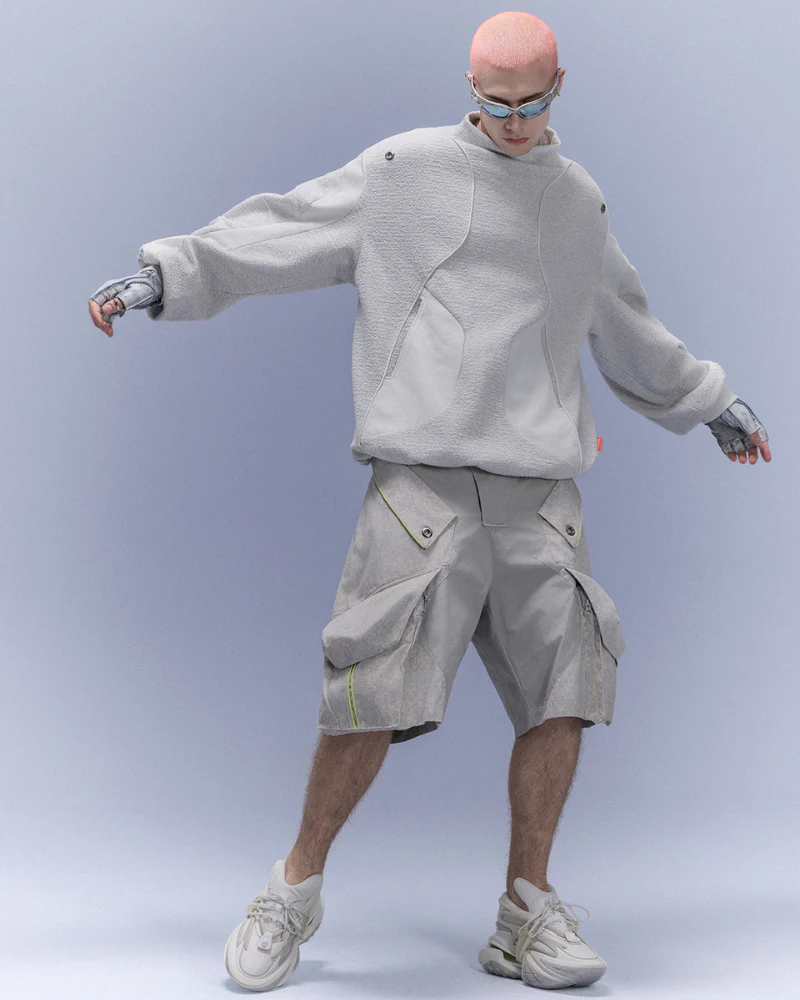 XIPHEVIL Cyberpunk Outfits High-Street Oversized Pullover Sweatshirt - Image 9