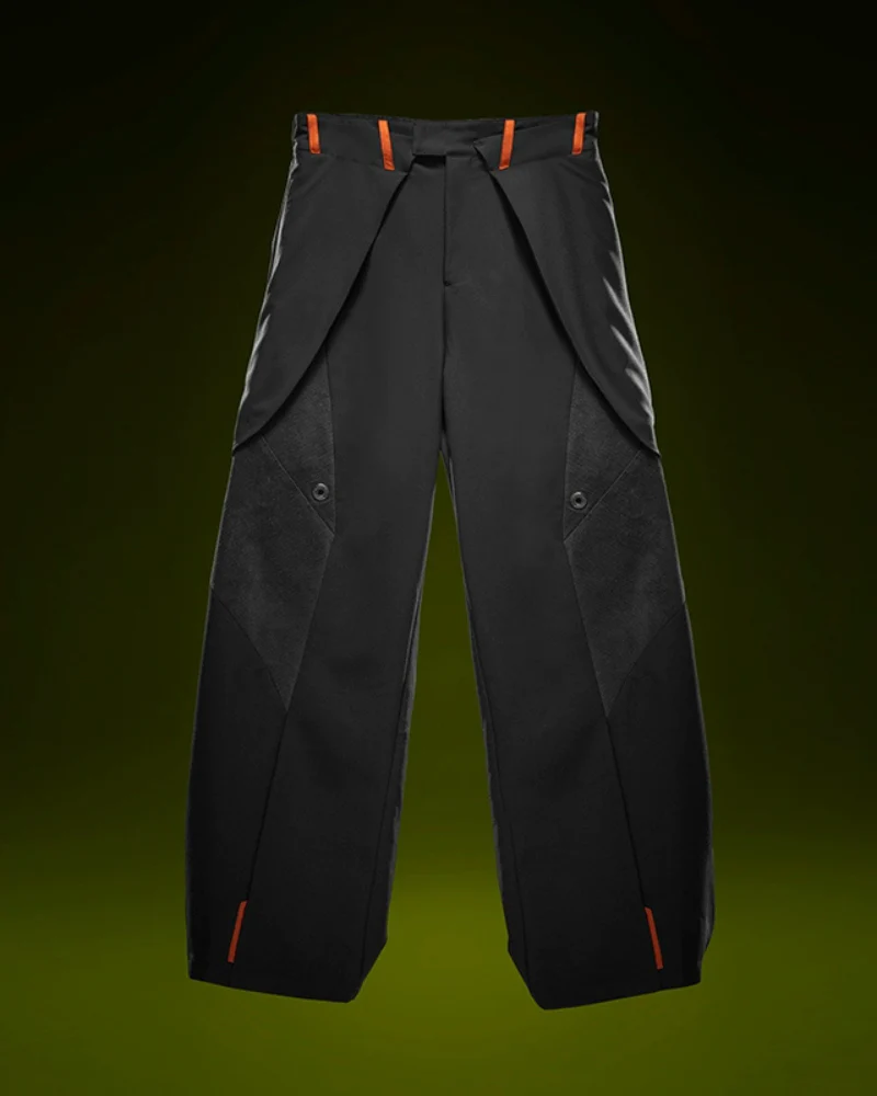 XIPHEVIL Cyberpunk Outfits Invisible Street Unisex Loose Pants - Image 3