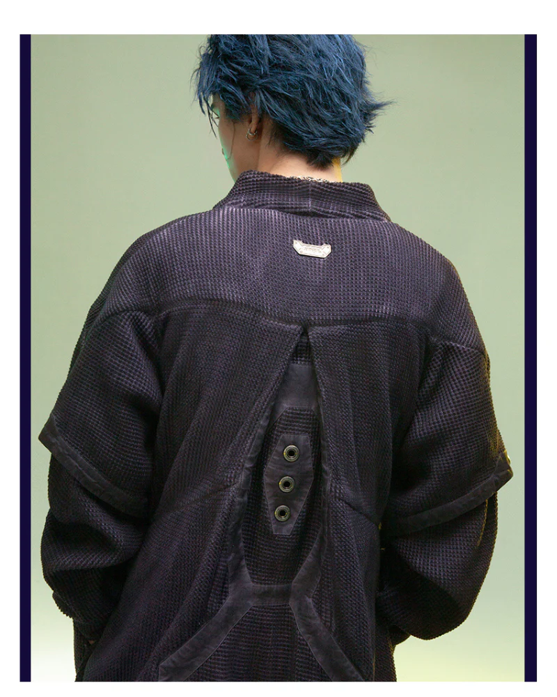 XIPHEVIL Cyberpunk Outfits Matrix Survivor Ninja Kimono Jacket - Image 11