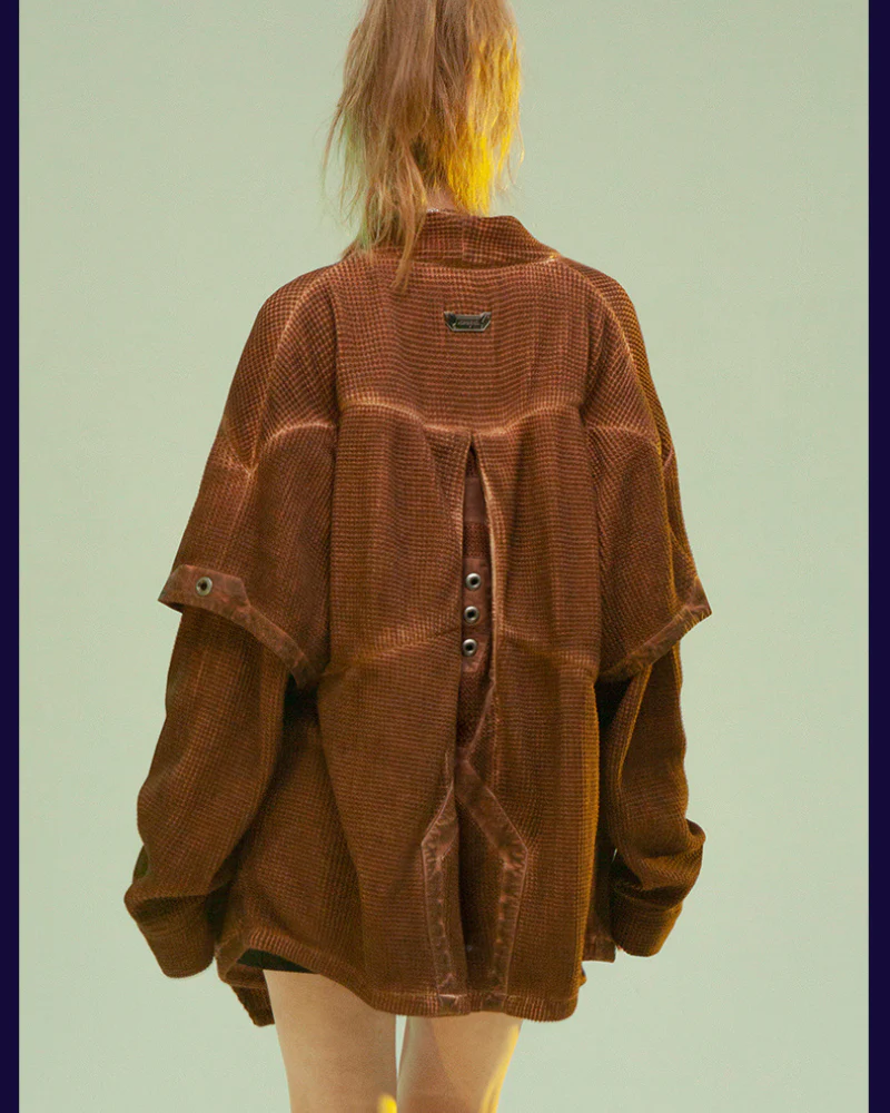 XIPHEVIL Cyberpunk Outfits Matrix Survivor Ninja Kimono Jacket - Image 6