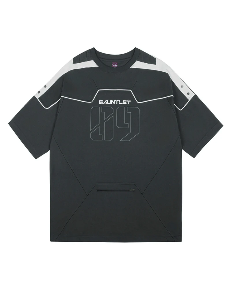 XIPHEVIL Cyberpunk Outfits Star Alliance 09 Sports T-Shirt - Image 2