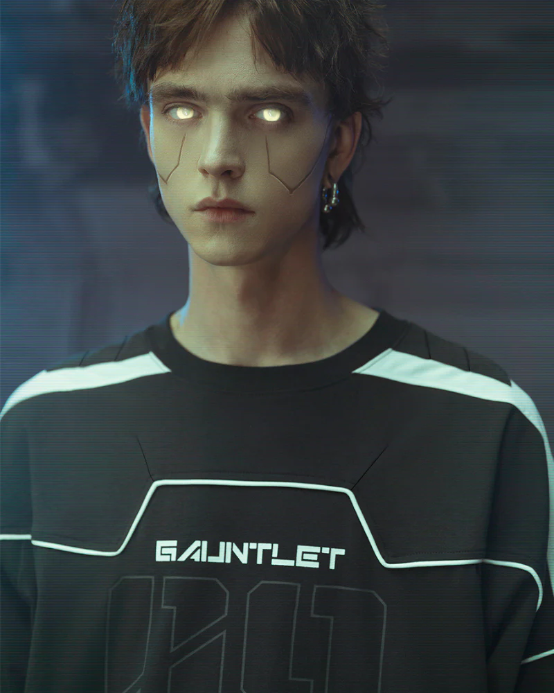 XIPHEVIL Cyberpunk Outfits Star Alliance 09 Sports T-Shirt - Image 3