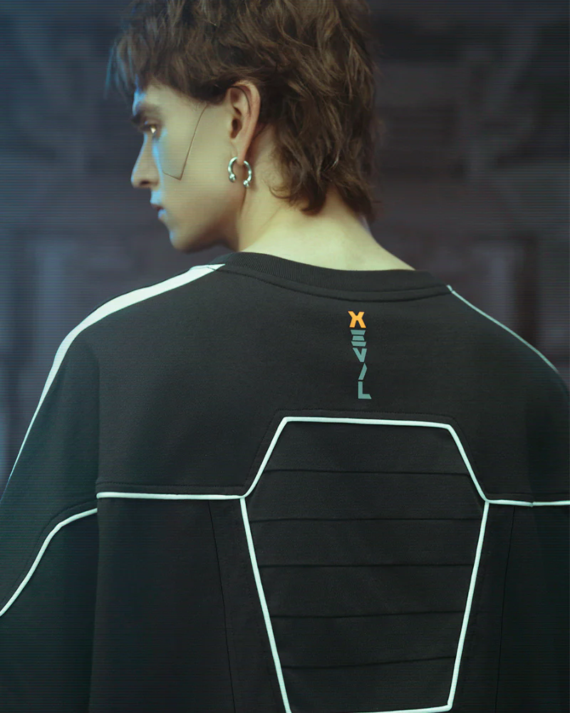 XIPHEVIL Cyberpunk Outfits Star Alliance 09 Sports T-Shirt - Image 4