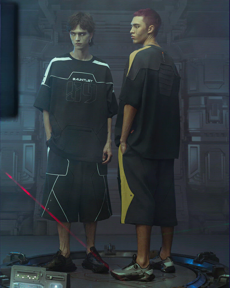XIPHEVIL Cyberpunk Outfits Star Alliance 09 Sports T-Shirt - Image 8