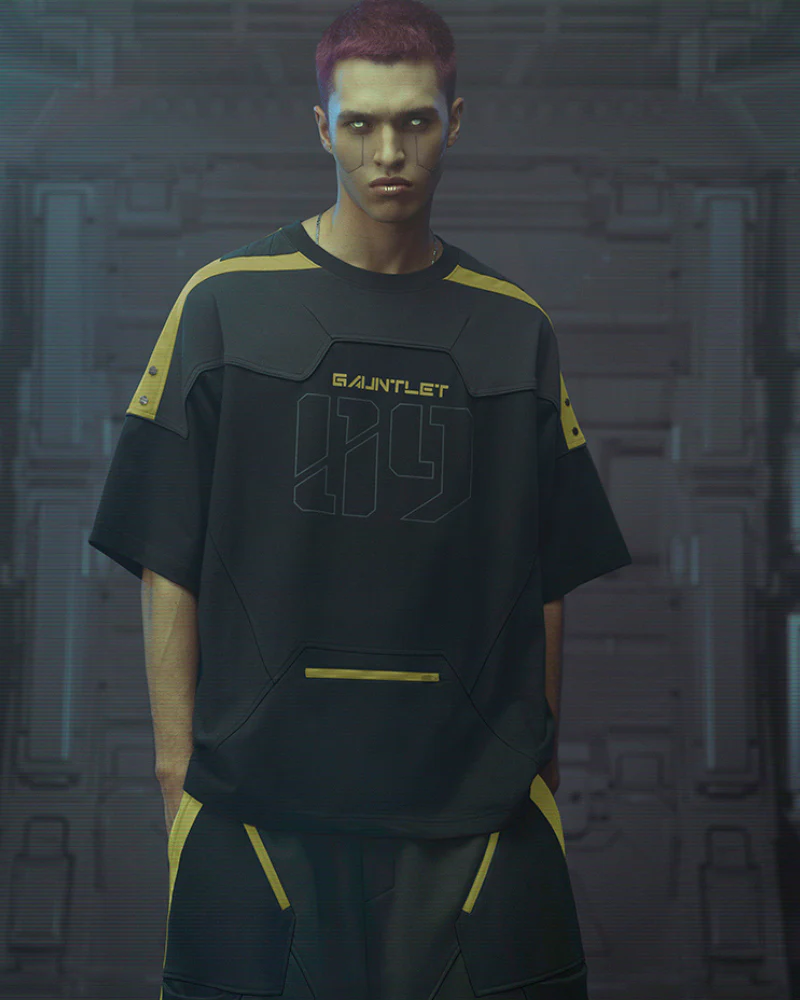 XIPHEVIL Cyberpunk Outfits Star Alliance Sports T-Shirt - Image 13
