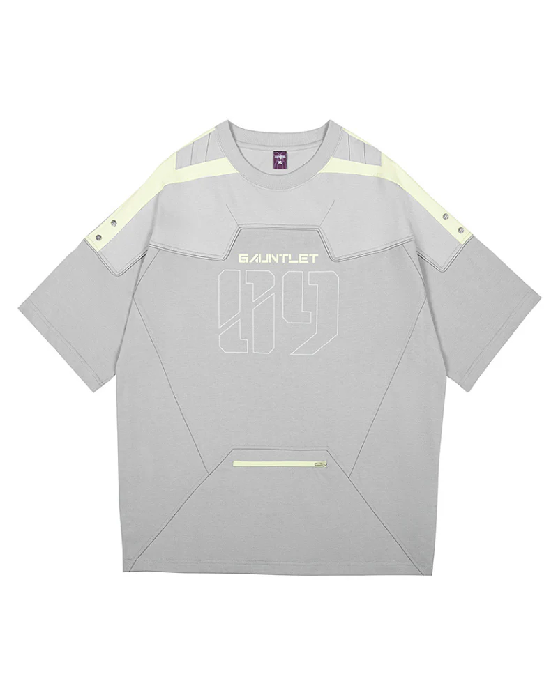 XIPHEVIL Cyberpunk Outfits Star Alliance Sports T-Shirt - Image 2