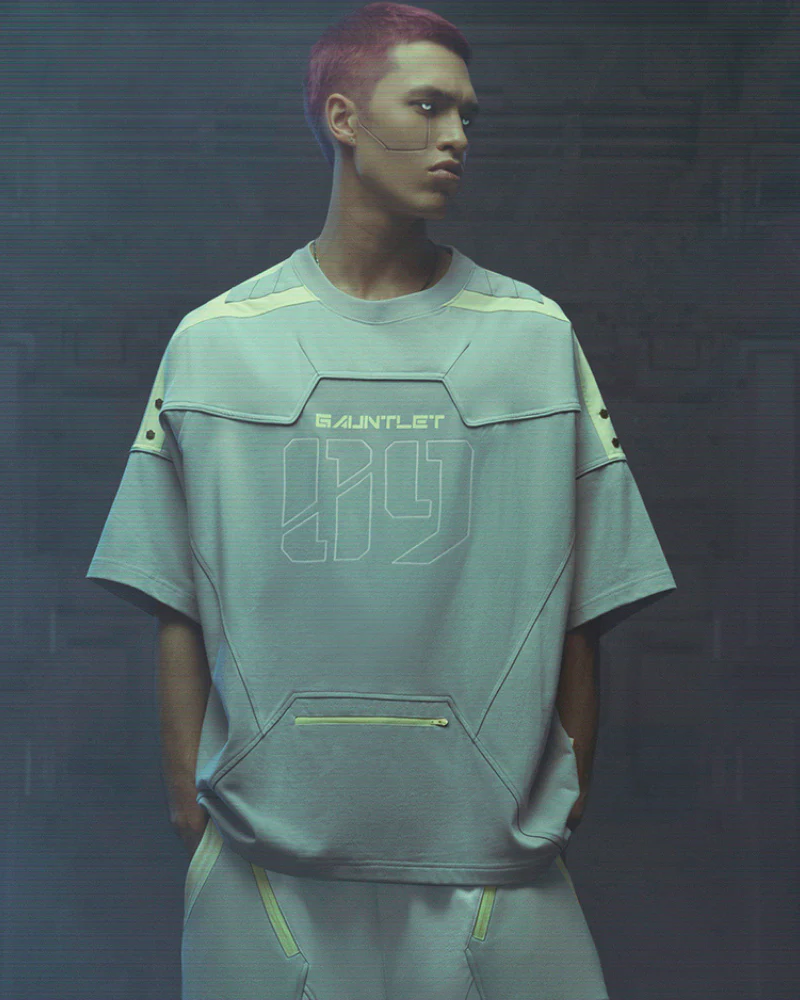 XIPHEVIL Cyberpunk Outfits Star Alliance Sports T-Shirt - Image 6