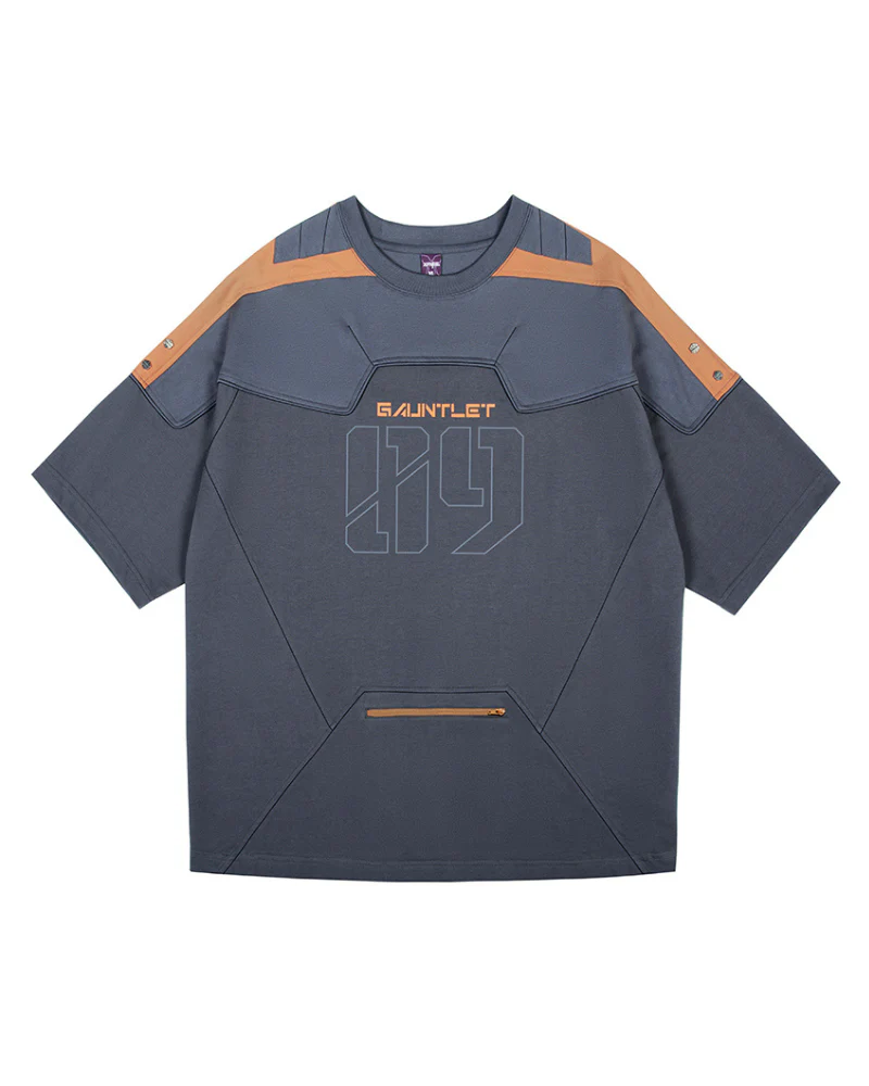 XIPHEVIL Cyberpunk Outfits Star Alliance Sports T-Shirt - Image 8