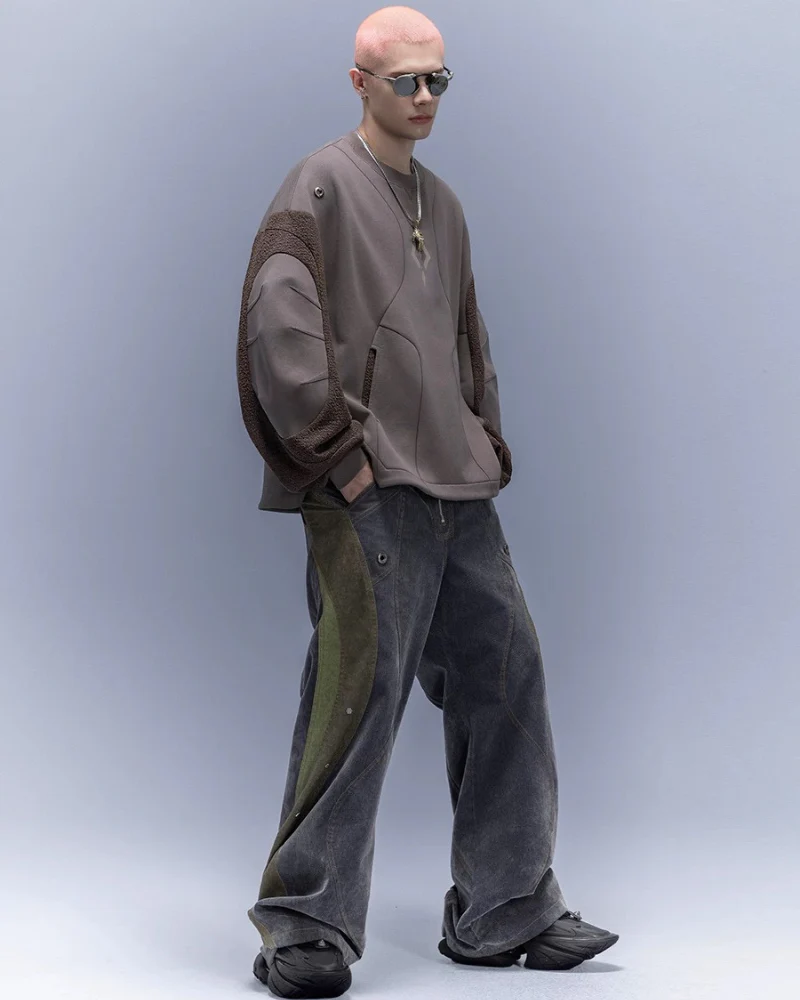 XIPHEVIL Cyberpunk Outfits High-Street Crewneck Sweatshirt - Image 10