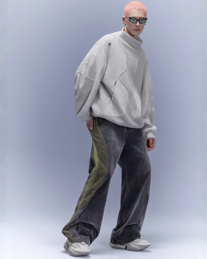 XIPHEVIL Cyberpunk Outfits High-Street Oversized Pullover Sweatshirt - Image 10